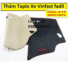 Thảm chống nắng taplo xe vinfast fadil mẫu da vân carbon cao cấp có chữ fadil