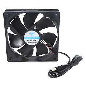 Quạt Làm Mát USB 12x12x2.5cm Cho Máy Tính PC CPU