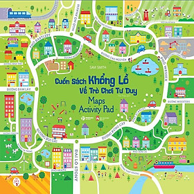 Cuốn sách khổng lồ về trò chơi tư duy - Maps Activity Pad