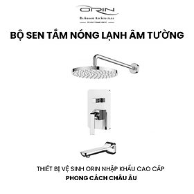 Bộ sen tắm nóng lạnh âm tường nhập khẩu ORIN AV6071-SSH