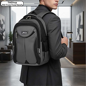 Balo Laptop 15.6 Inch Xbags Naituo XB2004 - Balo Du Lịch, Chống Thấm Nước, Dung Tích Lớn, Nhiều Ngăn Tiện Lợi, Thiết Kế Gọn Nhẹ Bền Bỉ