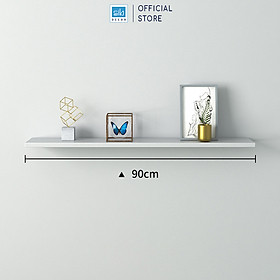 Mua  Mua 2 giảm 10%  Kệ Thanh Ngang Trang Trí Màu Trắng  Nhiều Kích Thước Thương Hiệu SIB Decor KT001