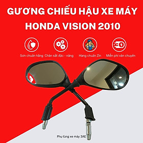 Gương chiếu hậu xe Honda Vision loại chân 8 & 10 ly - Chân 8 ly