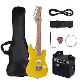 Guitar Điện ST Có Túi Đeo Kèm Bộ Khuếch Đại Mini Cho Trẻ Muslady (28inch)