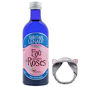 Nước Hoa Hồng Chiết Xuất Hoa Hồng Christian Lenart Eau Aromatisee De Rose 200ml (Dành cho da khô và lão hóa) + tặng Kèm 1 Băng Đô Tai Mèo Xinh XẮn ( Màu Ngẫu Nhiên)