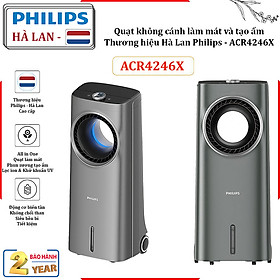 Mua HÀNG CHÍNH HÃNG - Quạt không cánh làm mát  phun sương tạo ẩm. Kiêm lọc không khí ion âm và khử khuẩn UV  Serial 4000. Thương hiệu Hà Lan cao cấp Philips - ACR4246X
