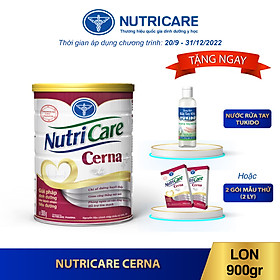 01 lon sữa Nutricare Cerna 900g - Dinh dưỡng cho bệnh nhân tiểu đường