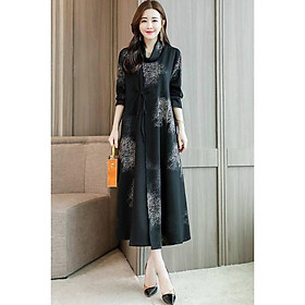 Đầm xuông thu đông trung niên chất dày đẹp