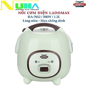 Nồi cơm điện Ladomax - Dung tích 1.2L, Lòng niêu chống dính - Công suất 500W-Hàng chính hãng