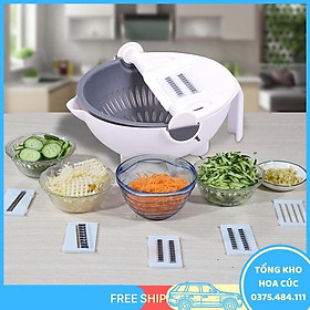Mua Bộ Nạo Rau Củ Quả Đa Năng Kèm Rổ Đựng 9 In 1 Sang Trọng - Vận Chuyển Miễn Phí Toàn Quốc