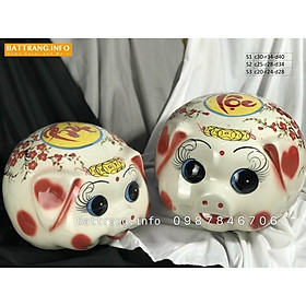 heo tai cụp gốm sứ Bát Tràng