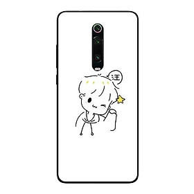 Ốp Lưng in cho Xiaomi Mi 9T Mẫu Chàng Đáng Yêu - Hàng Chính Hãng