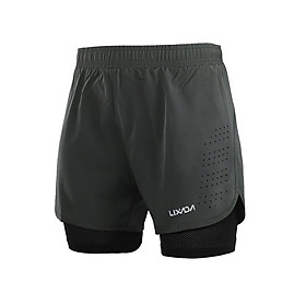 Quần Short Nam Chạy Bộ 2 Trong 1 Sấy Khô Nhanh Lixada