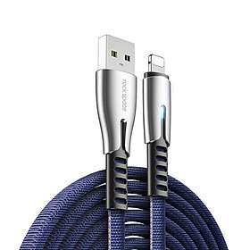 Mua Dây cáp sạc nhanh 2.4A  Lightning hiệu ROCK M2 hỗ trợ truyền data tốc độ cao 480 Mbps cho iPhone / iPad - Hàng nhập khẩu