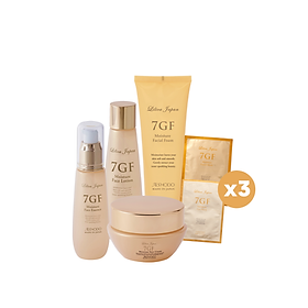 Dưỡng sáng vượt trội, dưỡng ẩm căng mọng - 7GF Facial Foam, Facial Mask, Eye Mask, Face Lotion, Face Essence, Face Cream