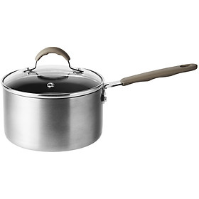 Nồi Sâu Lòng Lock&Lock Handycook Có Tay Cầm Và Nắp Đậy 14cm LHD1141 - Màu Xám