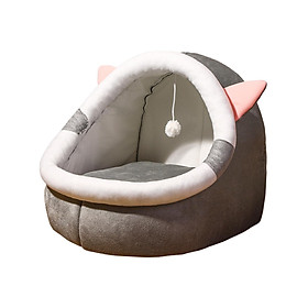 Cat Bed Cave Kennel Sleeping Semi Enclosed Pet Cat Nest for Puppy Dog Kitten