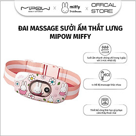 Máy massage Mipow Miffy Heating Pad Massage Waist Belt làm ấm bụng, thắt lưng – MM05