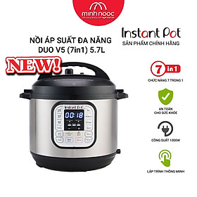 [Hàng chính hãng Instant Pot] Nồi Áp Suất Điện Đa Năng Instant Pot Duo V5, dung tích 5,7L, 7-in-1_NEW