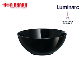 Tô Thủy Tinh Luminarc Diwali Đen cường lực, kháng vỡ 18cm - 1 cái - P0864