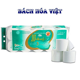 Giấy Vệ Sinh Hà Nội Xanh 4 Lớp Không Lõi Mềm - Dai - Thấm Hút Tốt