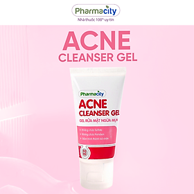 Gel rửa mặt ngừa mụn Pharmacity Acne Cleanser