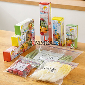 Túi zip đựng thực phẩm, bảo quản thưc phẩm, túi đựng thực phẩm trong tủ lạnh tái sử dụng nhiều lần 14x14 18x20 27x28cm