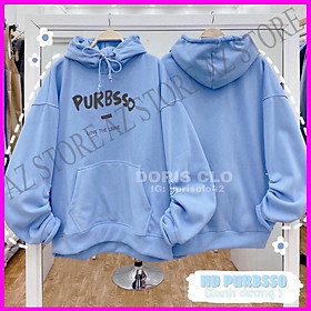 Áo Hoodie Nỉ - Áo Khoác Nỉ Nam Nữ Unisex Tay Phồng PURSSO 2 Màu