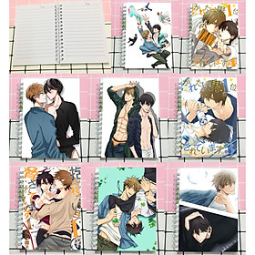 Combo 2 Sổ gáy xoắn Dakaretai Otoko nhiều mẫu khác nhau ngẫu nhiên