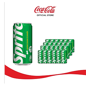 [SALE 11.11] Thùng 24 Lon Mi-nhon Sprite 235ml – Vị Chanh Tự Nhiên, Nước Có Gas Sảng Khoái