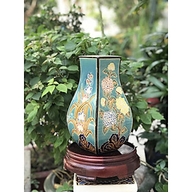 Mua BÌNH HOA TỨ DIỆN GỐM SỨ NAM BỘ TRANG TRÍ DECOR CẤM HOA
