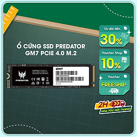 Mua Ổ cứng Acer SSD Predator GM7 PCIe Gen 4.0 x 4  NVMe 2.0 Tốc độ đọc 7400 MB/s -  HÀNG CHÍNH HÃNG Bảo hành 5 năm