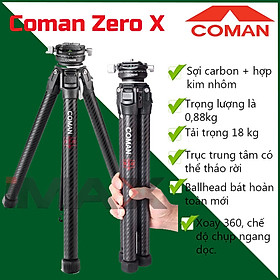 Mua Chân máy ảnh Coman Zero X  Carbon - Hàng chính hãng