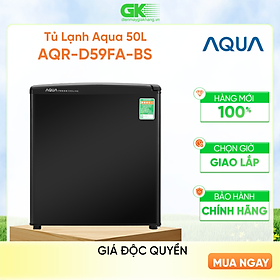 Tủ Lạnh Mini Aqua 50 lít AQR-D59FA-BS - Hàng Chính Hãng - Chỉ giao tại HCM