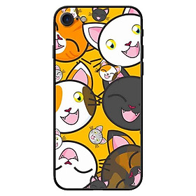 Ốp Lưng in cho Iphone 7, 8 Mẫu Cặp Mèo Đáng Yêu - Hàng Chính Hãng