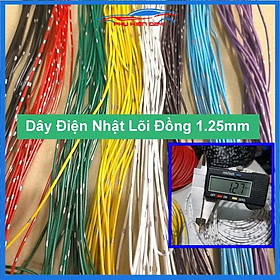 1 mét dây điện nhật lõi đồng 1.25mm chuyên dùng cho ô tô xe máy