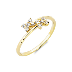 Nhẫn Nữ Vàng Tây 14k NLF432 Huy Thanh Jewelry