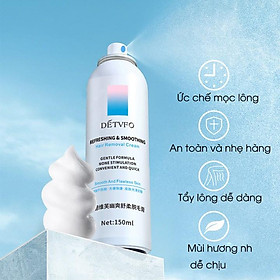 Mua Kem tẩy lông tay lông chân lông nách dạng chai xịt bọt dung tích 150ml lành tính không gây đau rát  Nhanh gọn  tiện lợi