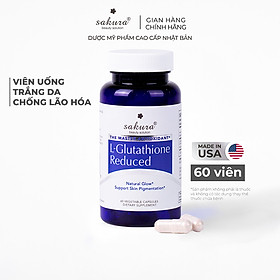 Viên uống trắng da Sakura L-Glutathione Reduced (60 viên)