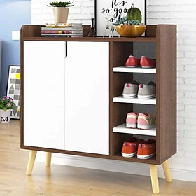 Mua Tủ Giày Gỗ Thông Minh - decor chân gỗ sồi