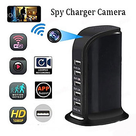 Camera mini đốc sạc 1080p wifi xem qua đt kèm thẻ 64Gb
