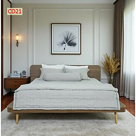 Bộ Ga 4 món Cotton Đũi Tatana mền mịn, thoáng mát  Mẫu ngẫu nhiên ( chọn mẫu ib shop )