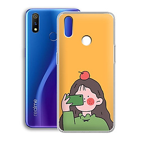 Ốp lưng dẻo cho điện thoại Realme 3 Pro - 01221 7899 GIRL01 - in hình chibi dễ thương - Hàng Chính Hãng