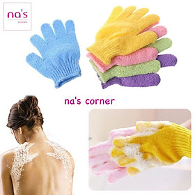 Mua Găng tay bao tay matxa tắm tẩy tế bào chết nhẹ (được chọn màu)