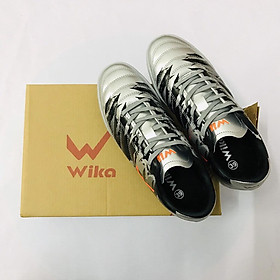 Đôi giày chuyên đá phủi cao cấp Wkia Army Xám_ giày chuyên đá bóng 2022
