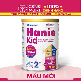 Hình ảnh Sữa bột Nutricare Hanie Kid 2+ dinh dưỡng chuyên biệt cho trẻ biếng ăn, suy dinh dưỡng (850g)