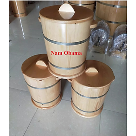 Mua Thùng đựng gạo bằng gỗ - Loại 25 kg