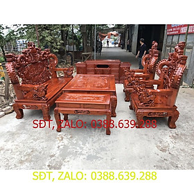 Mua Bộ bàn ghế giả cổ nghê khuỳnh gỗ hương đá