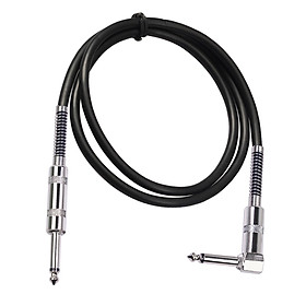Guitar Cable Electric Instrument Cable 1/4 inch Straight to Straight for Electric Guitar, Bass Guitar, Keyboard, Pro Audio（Black-White
