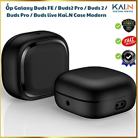 Case ốp bảo vệ Kai.N Case Modern cho Samsung Galaxy Buds FE/ Buds 2/ Buds 2 Pro/ Buds Pro/ Buds Live kèm dây đeo da_ Hàng chính hãng